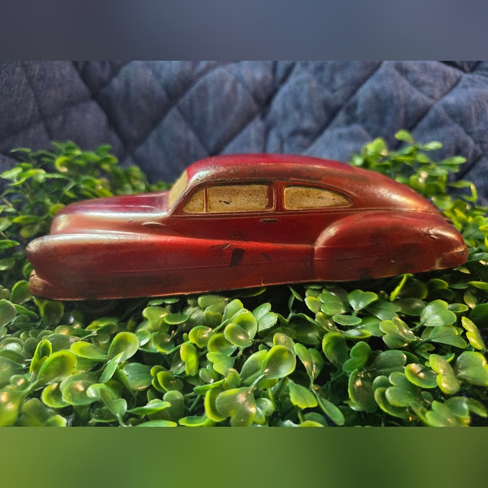 EXCELLENT Condition Vintage Arcor Safe Play Toy Red Rubber Car